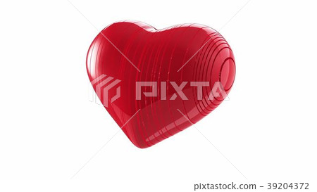 red heart on a white background red heart on a white background 39204372
