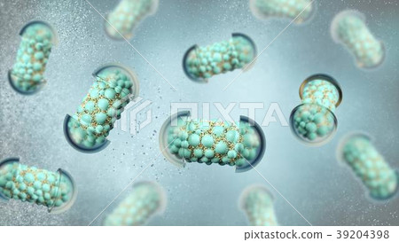 Colorful abstract chaotic structure balls inside 39204398