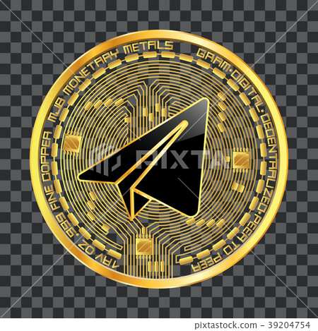 Crypto currency gram golden symbol Crypto currency gram golden symbol 39204754