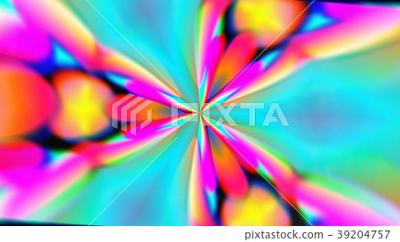 Kaleidoscope with colorful chromatic abberation 39204757