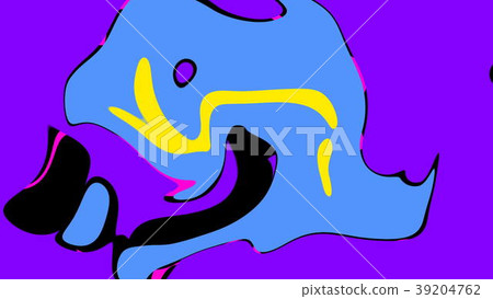 Digital marbling, bright abstract 3D computer Digital marbling, bright abstract 3D computer 39204762