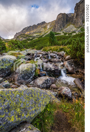 Mountain Landscape on Cloudy Day 39205902