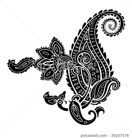 Paisley. Ethnic ornament. Vector illustration 39207576
