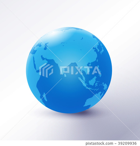 Globe icon vector business logo on white 39209936