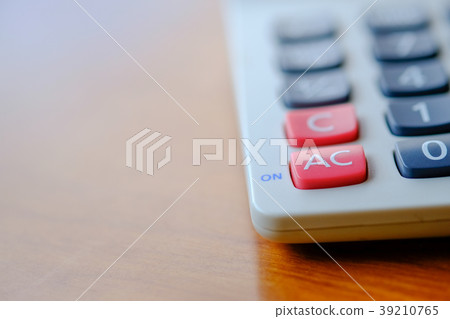 Up of the calculator's numeric keypad Up of the calculator's numeric keypad 39210765