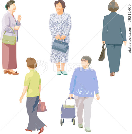 整體人例證_祖母 39211409