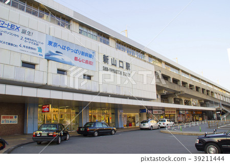 山口縣新山口站 山口縣ogori Shimogo 照片素材 圖片 圖庫