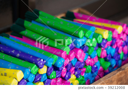 color of incense stick in japan temple. color of incense stick in japan temple. 39212008