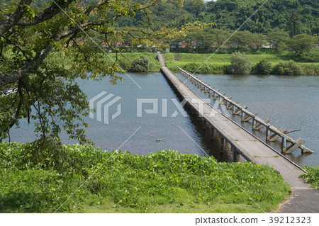 Submersible bridge over the Yoi River in Kiyoshi Town, Yunnan City, Shimane Prefecture 39212323