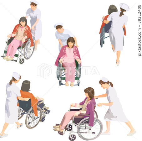 Whole body material material_ wheelchair and medical bird cage 39212409