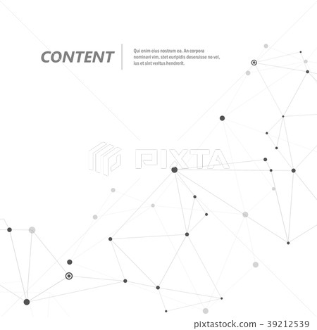 Vector geometric and connection triangles shapes - Stock Illustration ...