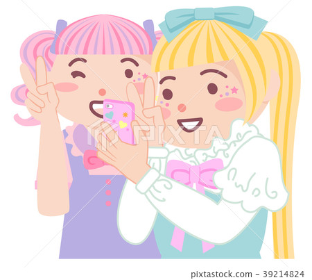 做selfie的女孩 做selfie的女孩 39214824