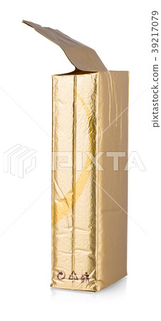 Front view of blank paper bag for tea, coffee 39217079