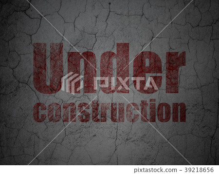 Web design concept: Under Construction on grunge 39218656