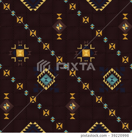 Geometric ethnic seamless pattern. 39220998