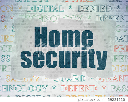 Protection concept: Home Security on Digital Data Protection concept: Home Security on Digital Data 39221210