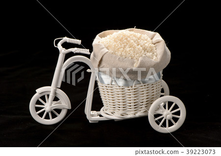 白米 米飯 水稻 稻米 素材 米袋 動態 落下 腳踏車 落ちるこめ Drop Raw Rice 39223073