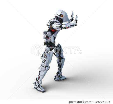 人形機器人perming3DCG插圖素材 39223293