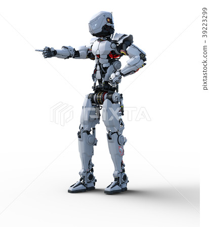 人形機器人perming3DCG插圖素材 39223299