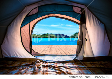 View from the tent camping. 39226280