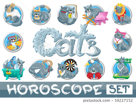 Zodiac signs set isolated Zodiac signs set isolated 39227152