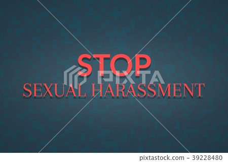 Stop sexual harassment background banner 39228480