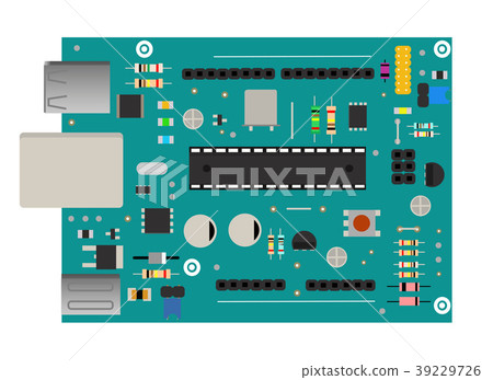 DIY electronic mega board with a microprocessor DIY electronic mega board with a microprocessor 39229726