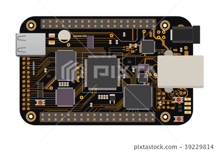 DIY electronic mega board with a micro-controller DIY electronic mega board with a micro-controller 39229814