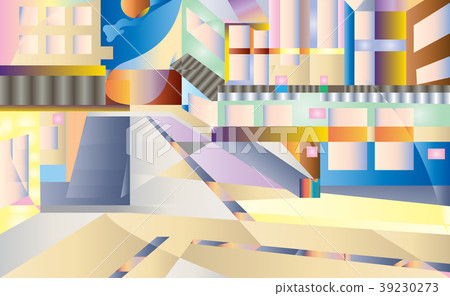 Background morning city. Background morning city. 39230273