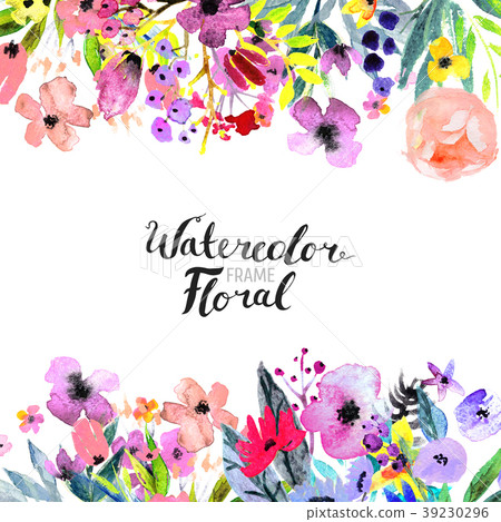 Watercolor Flower Border Images | Best Flower Site