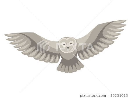 Stylized illustration of owl. Woodland forest Stylized illustration of owl. Woodland forest 39231013