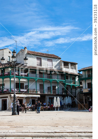 View of historic small town Chinchon near Madrid 39233118