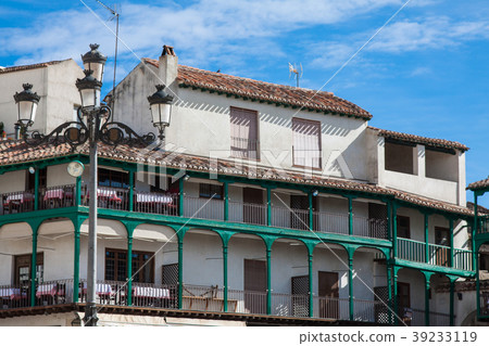 View of historic small town Chinchon near Madrid 39233119
