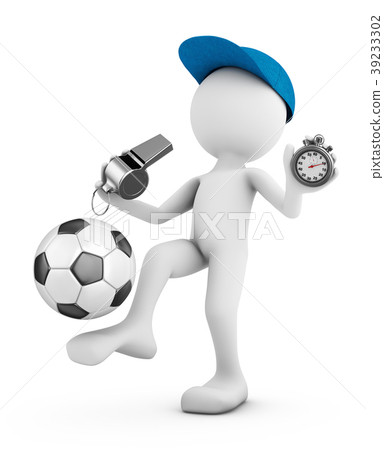 man with a soccer ball 39233302