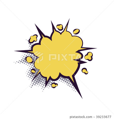 Comics book dialog empty bubble 39233677