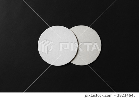 Two blank coasters 39234643