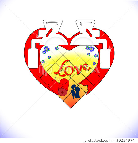 Design elements for Valentines Day. Design elements for Valentines Day. 39234974