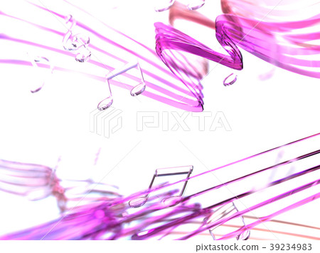 Background image music spring - Stock Illustration [39234983] - PIXTA