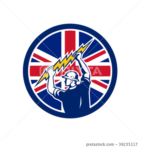 British Electrician Union Jack Flag icon British Electrician Union Jack Flag icon 39235117
