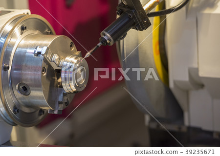 The CNC lathe machine The CNC lathe machine 39235671