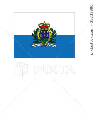 Flag of the world San Marino Flag of the world San Marino 39235990