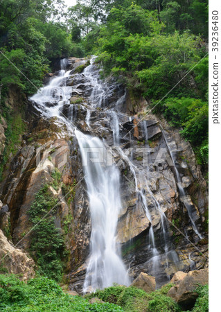 Mae Tia Waterfall in  Ob Luang National Park 39236480