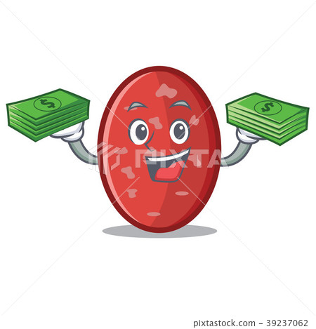 With money salami mascot cartoon style 39237062