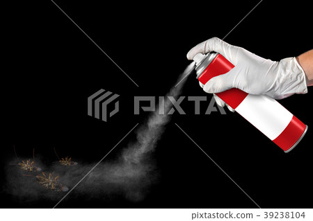 spray can of insecticide 39238104