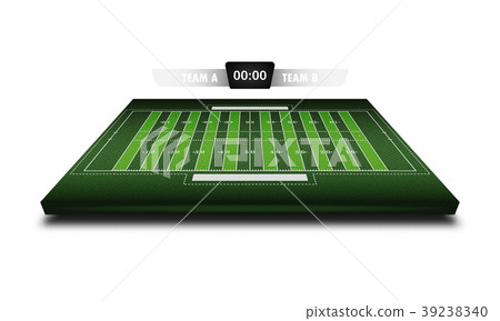 Realistic Denim of American football field 3d Realistic Denim of American football field 3d 39238340
