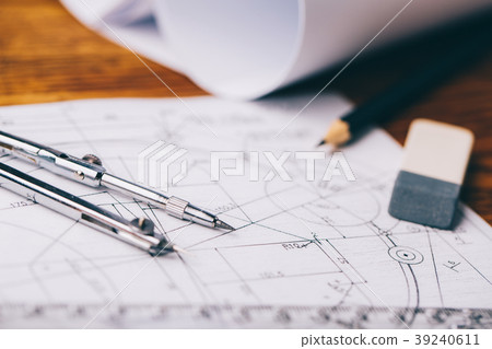 Architectural drawings. Architectural rolls and a 39240611