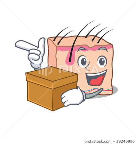 With box skin character cartoon style With box skin character cartoon style 39240996