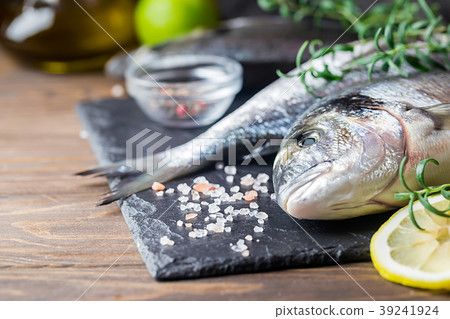Fresh uncooked dorado Fresh uncooked dorado 39241924