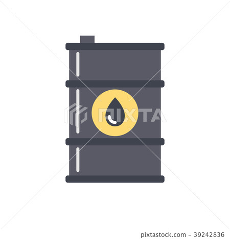 Barrel of Oil vector icon 39242836