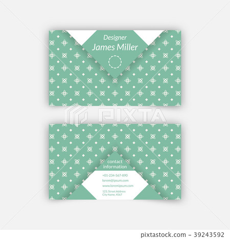 Business card blank template 39243592